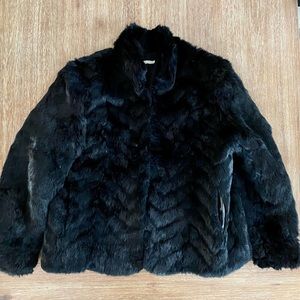 Vintage Women’s Rabbit Fur Coat Jacket
